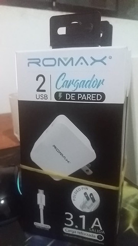 Cargador Romax / Tipo V8 / 3.1